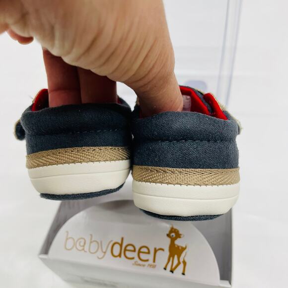 NWT Baby Deer Size 2 (3-6M) Murphy Soft Soles - Picture 3 of 4